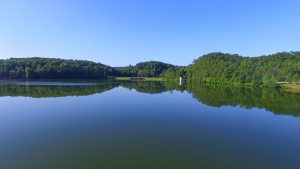 Lake Zwerner and Yahoola Creek Reservoir Arial Image