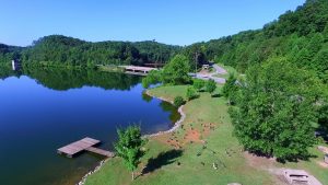 Lake Zwerner and Yahoola Creek Reservoir Arial Image